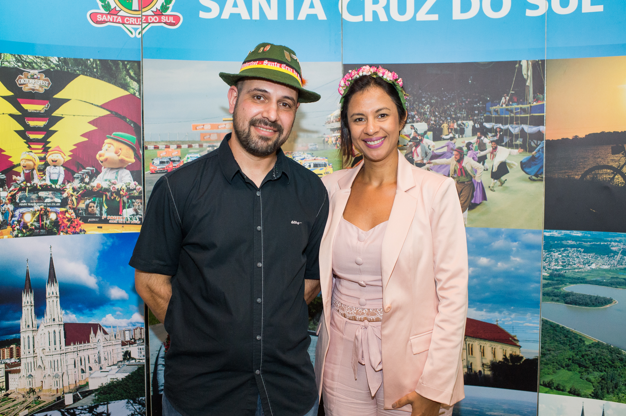 Márcio Martins e Roberta Pereira comandam a 36ª Oktoberfest e Feirasul